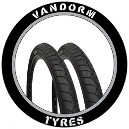 Vandorm Neumáticos de bicicleta de montaña Vandorm City Cubiertas Lisas para MTB 26 "x 1, 95", un par