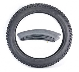 YGGSHOHO Neumáticos de bicicleta de montaña YGGSHOHO Neumático de Bicicleta 20 Pulgadas 4.0 Neumático de Grasa Moto de Nieve Rueda de Nieve Neumático Playa Rueda de Bicicleta Neumático de Bicicleta de montaña (Color: 20x4.0 1 Set)