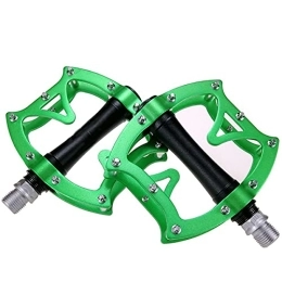 Aanlun Repuesta Aanlun Bike Pedal with 4 Specifications of Pedals Are Stable and Firm, Suitable for Mountain Bikes and Road Bikes, Pink (Color : Green)