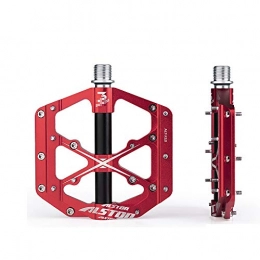 AQNPYR Repuesta AQNPYR 3 Bearings Mountain Bike Pedals Platform Bicycle Flat Alloy Pedals 9 / 16 Pedals Non Slip Alloy Flat Pedals