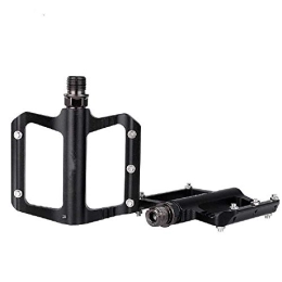 Bike Bicycle Pedals 9/16 Inch Aluminum Anti - Skid Durable Mountain Bike Pedals, MTB BMX Cycling Bicycle Pedals Bike Anti - Skid Pedestal Accessories Negro