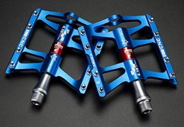 FANGXUEPING Repuesta FANGXUEPING Pedal De Aleación De Aluminio para Bicicleta De Montaña, Bicicleta De Carretera Ligera, Pedal, Pedal 9.9 * 12.7 * 2.4cm Azul