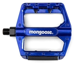 Mongoose Pedales de bicicleta de montaña Mongoose Pedales para bicicleta de montaña, color azul