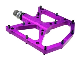 OLGYN Repuesta OLGYN Piezas de Pedal de Bicicleta ultraligeras Anti-Deslizamiento CNC Carretera de Cuerpo de Aluminio MTB Pedales de Bicicleta de montaña sellada en Bicicleta de pie (Color : Purple)