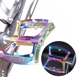 Msoah Repuesta Pedales para Bicicleta, 1 Par Pedales De Aluminio para Bicicleta De Montaa Cojinetes Sellados con Eje De Acero Al Cromo-molibdeno Antideslizante