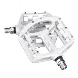 Anddod Pedales de bicicleta de montaña SHANMASHI MG5051 9 / 16'' Magnesium-alloy Mountain Bike Pedals Flat Sealed Cycling Bicycle Pedals - White