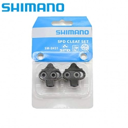 SHIMANO Pedales de bicicleta de montaña Shimano SM-SH51 SPD Pedal Cleat Set Include 4mm Allen Wrench