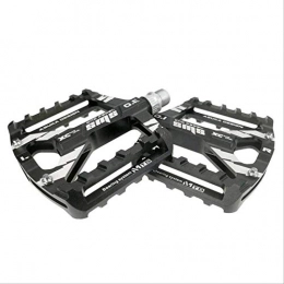 SMEI Repuesta SMEI Pedales De Bicicleta MTB Mountain Road Bike Pedals Magnesium Alloy Ultralight Cycling Pedal Bicycle Parts Negro