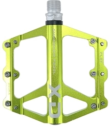 WENZI9DU Repuesta WENZI9DU 2022 Nuevo XD MTB Montaña Pedales de Bicicleta de montaña Plataforma de Bicicleta CNC Pedales de aleación 9 / 16" 2DU Pedal de Bicicleta de rodamientos de rodamientos (Color : XD Green)