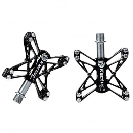 XYXZ Repuesta XYXZ Bicycle Platform Flat Pedal 161G / Pair Ultra-Light Titanium Axle Bicycle Pedal CNC Mountain Pedals Road MTB 6 Bearings Seaded Magnesium Alloy Body BMX (Color : 13 T Black)