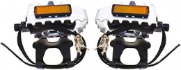 ZER Repuesta ZER Pair Bicycle Toe Clip Cages Pedals with Strap Belts
