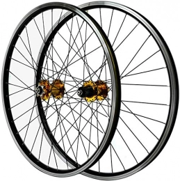 JHDGZ Ruedas de bicicleta de montaña 27 "27.5" 29 "MTB Bike Wheelset, Disc Rim Freno Bicicleta Rueda De Ciclismo Doble Pared Aleación RIM Lanzamiento Rápido 32 Radios Para 7 / 8 / 9 / 10 / 11 Velocidad De Casete Flywheel(Size:29inch, Color:C)