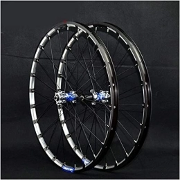 Amdieu Repuesta Amdieu Wheelset 26 / 27.5 / 29 Inch Mountain Bike Wheelset, 24 Holes Disc Brake 4 Palin Bearing Hub Quick Release with Straight Pull Hub 7-12 Speed Road Wheel (Color : D, Size : 29inch)