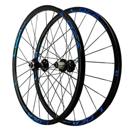 SJHFG Repuesta Ciclismo Wheels, Rueda de Liberación Rápida Bicicleta Montaña Rueda Freno Disco de Seis Clavos Llanta Ultraligera de Aleación Aluminio (Color : Black hub, Size : 26inch)