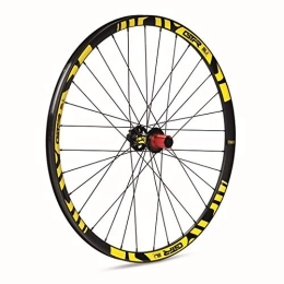 GTR Ruedas de bicicleta de montaña GTR GTR-SL Rueda trasera para MTB, unisex adulto, amarillo, 29" x 20 mm