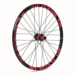 GTR Ruedas de bicicleta de montaña GTR GTR-SL Rueda trasera para MTB, unisex adulto, rojo, 27, 5" x 20 mm