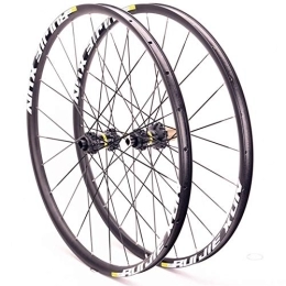 EMISOO Repuesta Juego de ruedas de bicicleta de montaña de 26 / 27, 5 / 29 pulgadas, freno de disco, eje pasante, ruedas MTB, bloqueo central, 24 agujeros (color: micro spline de 12 velocidades, tamaño: 27, 5 pulgadas)