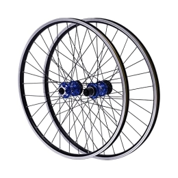 Juego de ruedas de bicicleta de montaña de 27,5 pulgadas, llantas de aleación de aluminio, freno de disco, rueda MTB, cierre rápido, ruedas delanteras y traseras, color negro