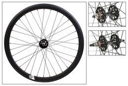 Origin8 Ruedas de bicicleta de montaña Origin8 700C Fixie - Juego de ruedas (ISO dimetro 622), color negro mate MSW