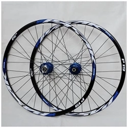 TOMYEUS Ruedas de bicicleta de montaña TOMYEUS Aleación Aluminio Ruedas de Bicicleta de Montaña 26 / 27, 5 / 29 Pulgadas Llanta Ciclismo Doble Pared Freno Disco MTB Wheelet para 7 / 8 / 9 / 10 / 11 Velocidad Azul (Size : 27.5 Inch)