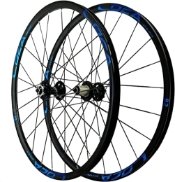 Amdieu Repuesta Wheelset Ruedas de Ciclismo, Rueda de liberación rápida de montaña Six Nail Disc Wheel de Aluminio Aluminio Ultralight Rim 26 / 27.5"Ruedas Road Wheel (Color : Black Hub, Size : 26inch)