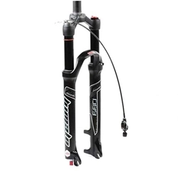TYXTYX Tenedores de bicicleta de montaña 26 27.5 29 pulgadas aire MTB bicicleta suspensión horquilla rebote ajustar QR viaje 120mm bloqueo ultraligero gas XC Bicicletas negro