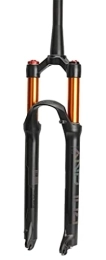 SHKJ Tenedores de bicicleta de montaña 26 / 27.5 / 29 Pulgadas Bicicleta De Montaña Ligera Suspensión Bicicleta Amortiguador Bifurcación Bike Bike Fork Tubo Tubo Tubo Ampliación Ajustable (Color : Gold, Size : 26inch)