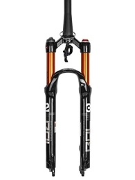 WAMBAS Tenedores de bicicleta de montaña 26 27.5 29 Pulgadas Bicicleta de montaña Suspensión Horquilla Aleación de magnesio Freno de disco Recorrido 100 mm Presión de aire Amortiguador Horquilla 1700 g (Color : 1-1 / 2 RL, Size : 29inch)
