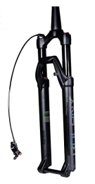 SHKJ Tenedores de bicicleta de montaña 27.5 29 Pulgadas Horquilla Delantera para Bicicleta Montaña Aire Aire Amortiguador Amortiguador Fork MTB Accesorios para Bicicletas (Color : Remote, Size : 29inch)