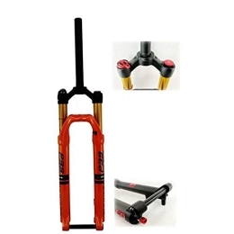 QFWRYBHD Tenedores de bicicleta de montaña 29 "27.5" Suspensión bicicletas montaña MtbAir Mtb Tenedor eje pasante 15 * 100 mm Regulación rebote líneas remota for el disco de freno de la bici ( Color : Shoulder control orange , Size : 27.5" )