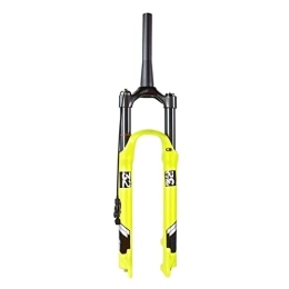 AWJ Tenedores de bicicleta de montaña AWJ Horquilla de suspensión neumática para Bicicleta de montaña, 26 / 27.5 / 29 Pulgadas de Recorrido Frenos de Disco de 120 mm Bloqueo Remoto de 1-1 / 2", Eje: QR de 9 mm para llanta de 1