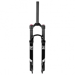 ZGYZ Tenedores de bicicleta de montaña Bicicleta de montaña con suspensión neumática de viaje de 130 mm Horquilla delantera MTB 26 27, 5 29 pulgadas Freno de disco QR de 9 mm Tubo recto / cónico Control de hombro (HL) / Control de línea (RL)
