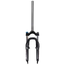 CHICTI Tenedores de bicicleta de montaña CHICTI 20 Pulgadas Tenedor Frontal, Bicicleta Plegable De Montaña Horquilla De Suspensión, Horquilla amortiguadora de presión de Aceite Repuestos (Color : Black)