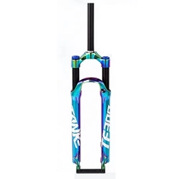 GYWLY Tenedores de bicicleta de montaña GYWLY 27.5 / 29 Pulgadas Bicicleta De Montaña Aire Horquilla Suspensión Eje Pasante 9mm 100mm 1-1 / 8" Viaje 110mm Shoulder Control Tubo Recto (Color : Colorful, Size : 27.5in)