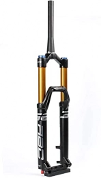 SJHFG Repuesta Horquilla Bicicleta de montaña Cuesta Abajo. MTB 27.5"29", Viaje 160 mm cónico 1-1 / 2"Suspensión de Aire a través del Eje 15x110mm Unisex's Horquilla Suspensión (Color : Black, Size : 27.5 Inch)
