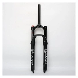 qidongshimaohuacegongqiyouxiangongsi Tenedores de bicicleta de montaña Horquilla de bicicleta Bicicleta de montaña Horquilla de suspensión 27.5 Cónico Suspensión neumática 32 Mm MTB Bicicleta Amortiguador delantero (Color: 275 negro recto)