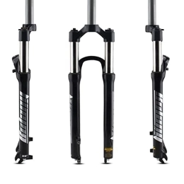 TCXSSL Tenedores de bicicleta de montaña Horquilla de suspensión de Resorte para Bicicleta de montaña 26 / 27.5 / 29'' 80mm Travel MTB Freno de Disco Horquilla Delantera 1-1 / 8 Straight Quick Release HL (Color : 27.5'' Black)