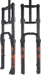JKAVMPPT Repuesta Horquilla de suspensión for bicicleta de montaña de 20 / 26 pulgadas, doble hombro de viaje con función de bloqueo, amortiguador de bicicleta, horquilla de aire MTB de 140Mm ( Color : Normal , Size : 26