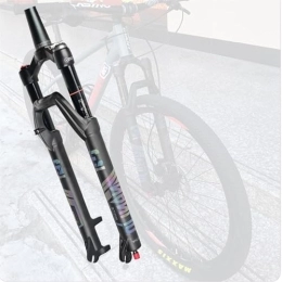 TS TAC-SKY Tenedores de bicicleta de montaña Horquilla de suspensión neumática for bicicleta de montaña, horquilla de viaje de 29, 27, 5 pulgadas y 120mm, con eje pasante, 15x100, 15x110, de liberación rápida ( Color : 27.5 Manual 15x100 )