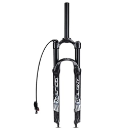 Samnuerly Tenedores de bicicleta de montaña Horquilla de suspensión para Bicicleta de montaña 26 / 27.5 / 29'' MTB Air Fork 100mm Travel 1-1 / 8" Disc Brake Bicycle Fork 9mm (Color : Black Remote, Size : 29'')