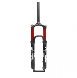 LFDHSF Tenedores de bicicleta de montaña Horquilla de suspensión para Bicicleta de montaña Ajuste de amortiguación neumática Aleación de Aluminio 26 / 27.5 / 29 pulgadas-red-26inch