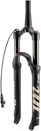 WLKY Tenedores de bicicleta de montaña Horquilla para bicicleta de montaña de 26 / 27, 5 / 29 pulgadas, horquilla de aire de 9 mm, horquilla de suspensión Smart Lock Out, ajuste de amortiguación de 120 mm, recorrido del muelle QR