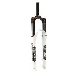 LSRRYD Tenedores de bicicleta de montaña Horquilla para bicicleta Horquilla suspensión bicicleta 26 27.5 29 pulgadas Bicicleta montaña MTB Horquilla aire Bloqueo manual Freno disco Carrera 120mm 1-1 / 8" ( Color : White , Size : 27.5inch )