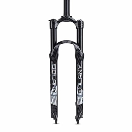  Tenedores de bicicleta de montaña Horquillas de Bicicleta de Montaña Suspensión de Ciclismo Aluminum Alloy Aleación de Magnesio Tubo Recto Negro