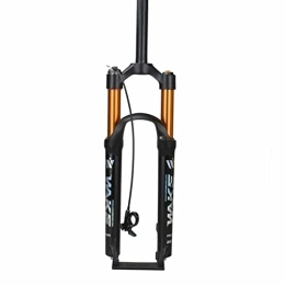 Tenedores de bicicleta de montaña Horquillas de Bicicleta de Montaña Tubo Recto Aleación de Magnesio+Aluminum Alloy Negro