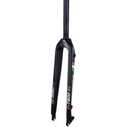 Bikettbd Tenedores de bicicleta de montaña Horquillas Rígidas para Bicicleta MTB Ultraligero Fibra de Carbono Mountain Bike Horquilla de Suspensión (Color : A, Size : 27.5 Inch)
