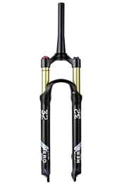 HSQMA Tenedores de bicicleta de montaña HSQMA Horquilla MTB 26 / 27. 5 / 29 Pulgadas Horquilla De Suspensión De Bicicleta De Montaña Viaje 100mm Horquilla De Aire Freno De Disco Horquilla Delantera QR 9mm (Color : Tapered Manual, Size : 29'')
