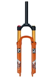 HSQMA Tenedores de bicicleta de montaña HSQMA MTB Air Fork 26 / 27.5 / 29 Pulgadas Bicicleta de montaña suspensión Horquilla Viaje 100mm Freno de Disco Bicicleta Horquilla Delantera QR 9mm, for XC / FR / Am (Color : Straight Manual, Size : 29'')