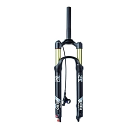 Jejy Tenedores de bicicleta de montaña Jejy Horquilla Delantera de Montaña de Aleación de Magnesio, Horquilla de Suspensión de Bicicleta MTB de Ajuste de Amortiguación Bloqueo Manual / Remoto (Color : Straight Wire, Size : 27.5inch)