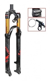 JKFZD Tenedores de bicicleta de montaña JKFZD MTB Tenedor Frontal 26, 27.5, 29 Pulgadas Bicicleta de Montaa Bicicleta Amortiguador 100mm (Size : 27.5 Inch)